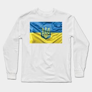 Flag of Ukraine Long Sleeve T-Shirt